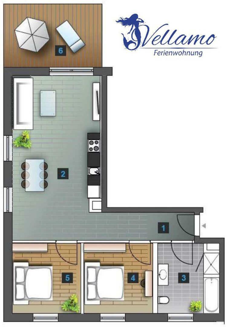 Ferienwohnung Vellamo Rerik Exteriér fotografie